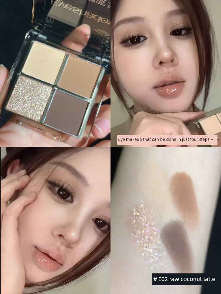 Smoke Tray Begins Involution Daydream Wake-up Home Eye Shadow Plate Four Colors Light Fashion Student Parity 2025 New Arri...