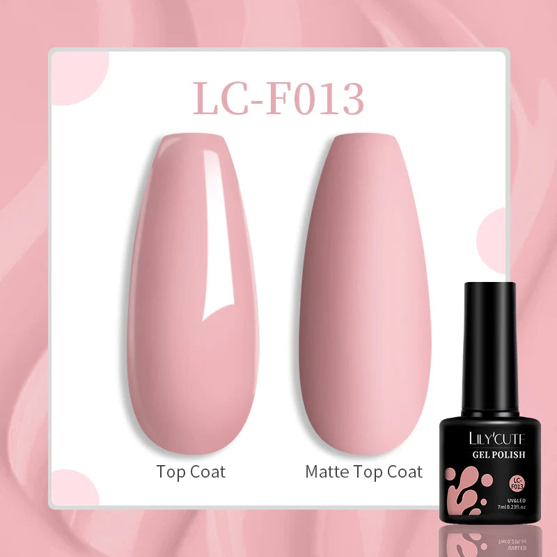 LILYCUTE 129 Colors 7ML Nail Gel Polish Nail Supplies Vernis Semi Permanent Nail Art Manicure Soak Off LED UV Gel Nail Var...