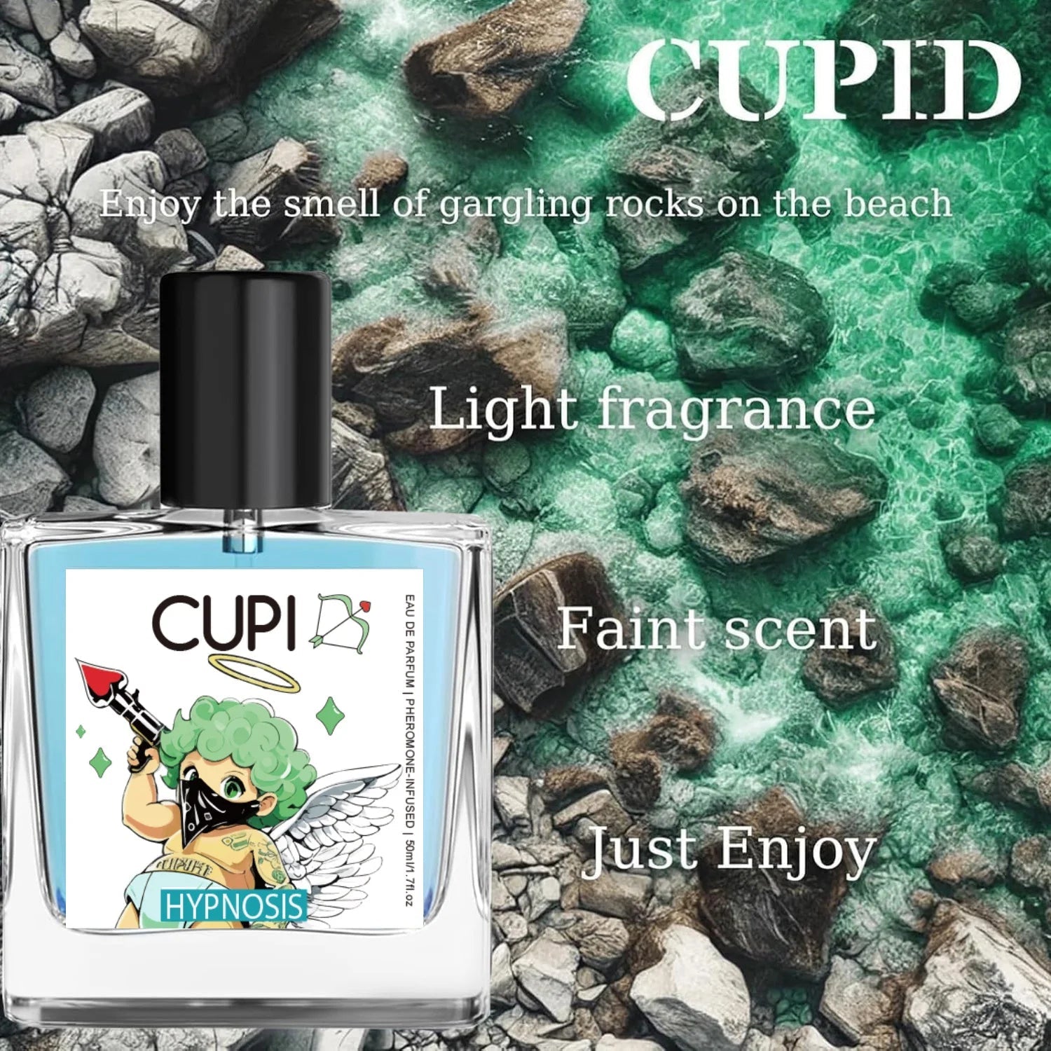 Cupid Hypnosis Perfume Original Eau de Parfum Infused Cologne for Men Long Lasting Pheromone Fragrance for Men 50ml Aurora...