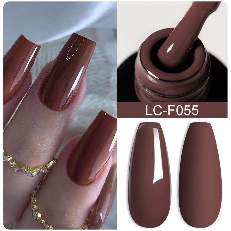 LILYCUTE Ancora Red Color Gel Nail Polish 152 Colors Fall Winter Trendy Long-Lasting French Style For Manicure Nail Art UV...