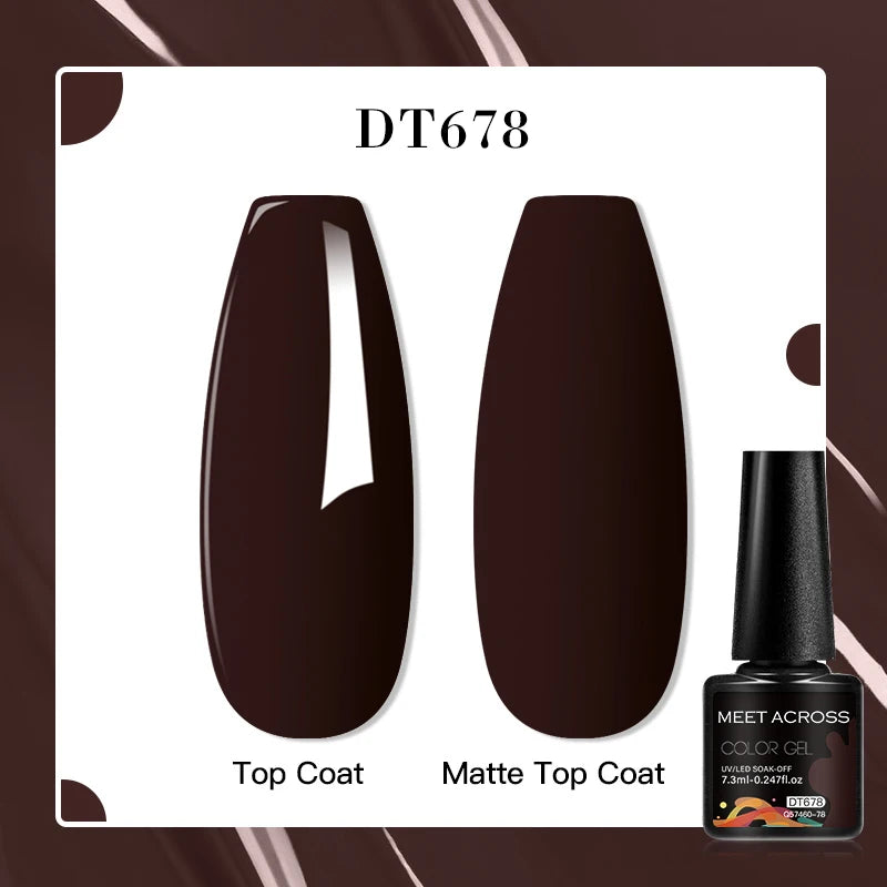 MEET ACROSS 7ml Porcelain White Cat Eye Gel Polish Holographic Glitter Magnetic Galactic Effect Gel Nail Polish Soak Off UV Gel Q57460-78