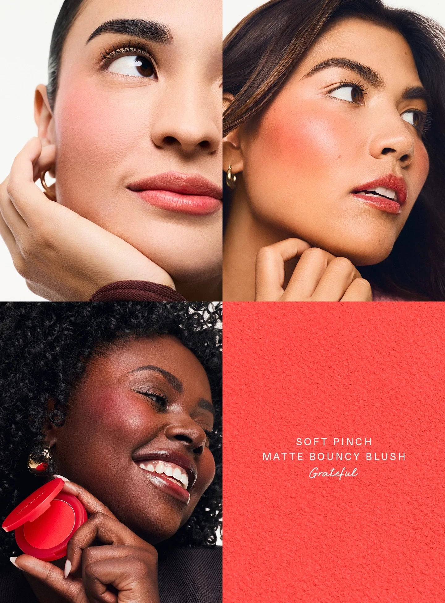 Rare Beauty Soft Pinch Matte Bouncy Cushiony Cream-to-powder Blush Airy And Lightweight Soft Pinch Liquid Blush Natural Fl...