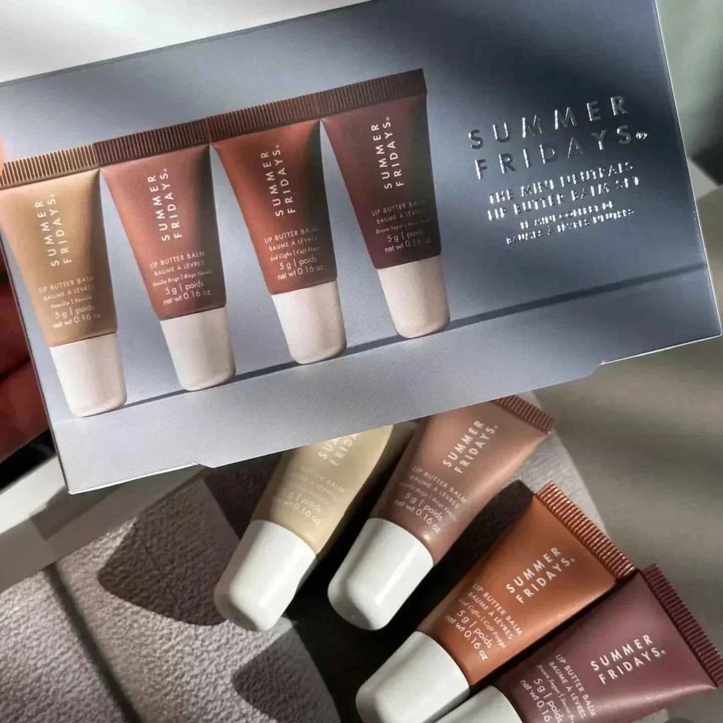 Summer Lip Balm Fridays Moisturizing Smooth Soft Gloss Lipstick Hydrating Birthday Cake Vanilla Beige Lips Care Makeup Cosmetics