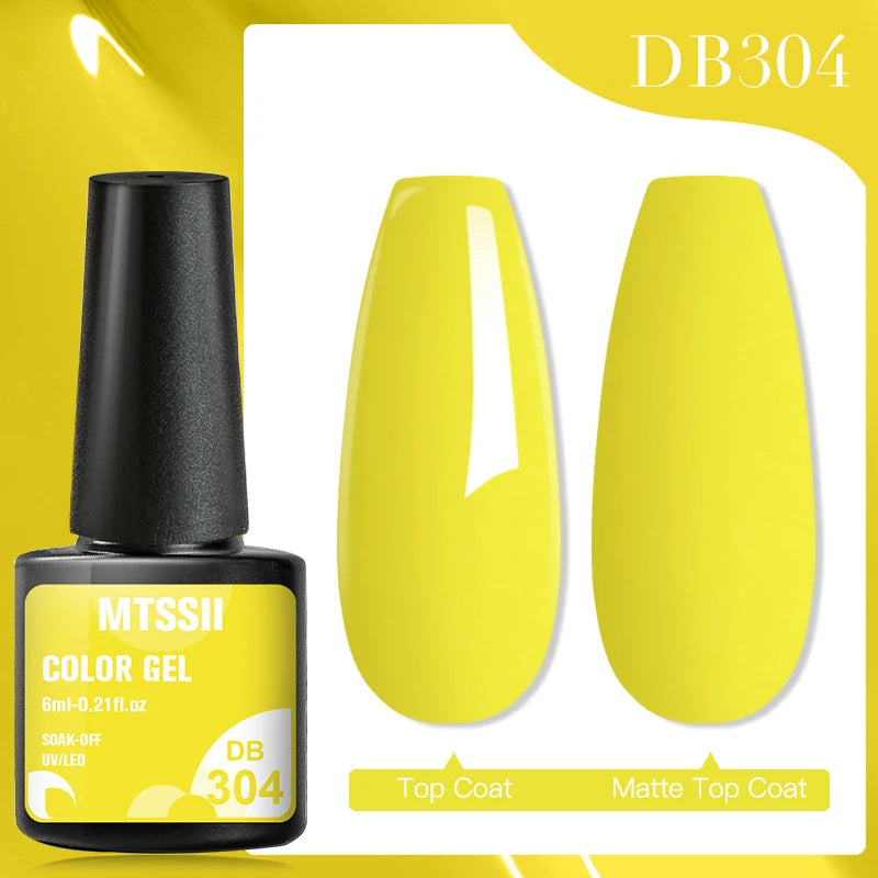 Mtssii 7ml Red Glitter Gel Nail Polish Sequins Shiny Manicure Semi Permanent Base Top Coat Soak Off LED UV Nail Art Gel Va...