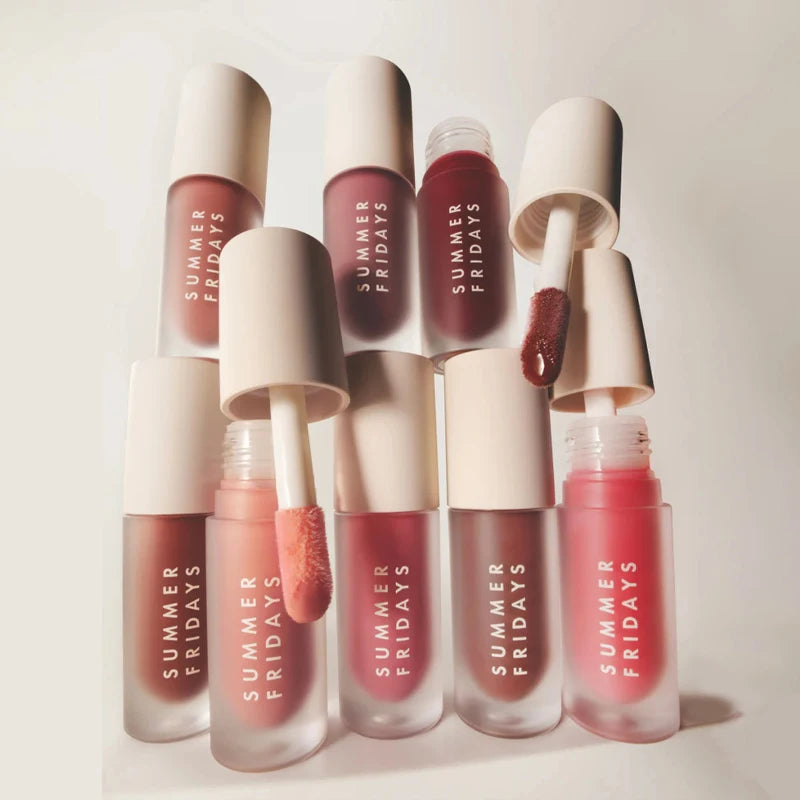 Summer Friday's Lip Balm Moisturizing Mirror Lip Gloss Lip Vanilla Pink Sugar Coffee Cake Smell Lipstick Transparent Oil M...