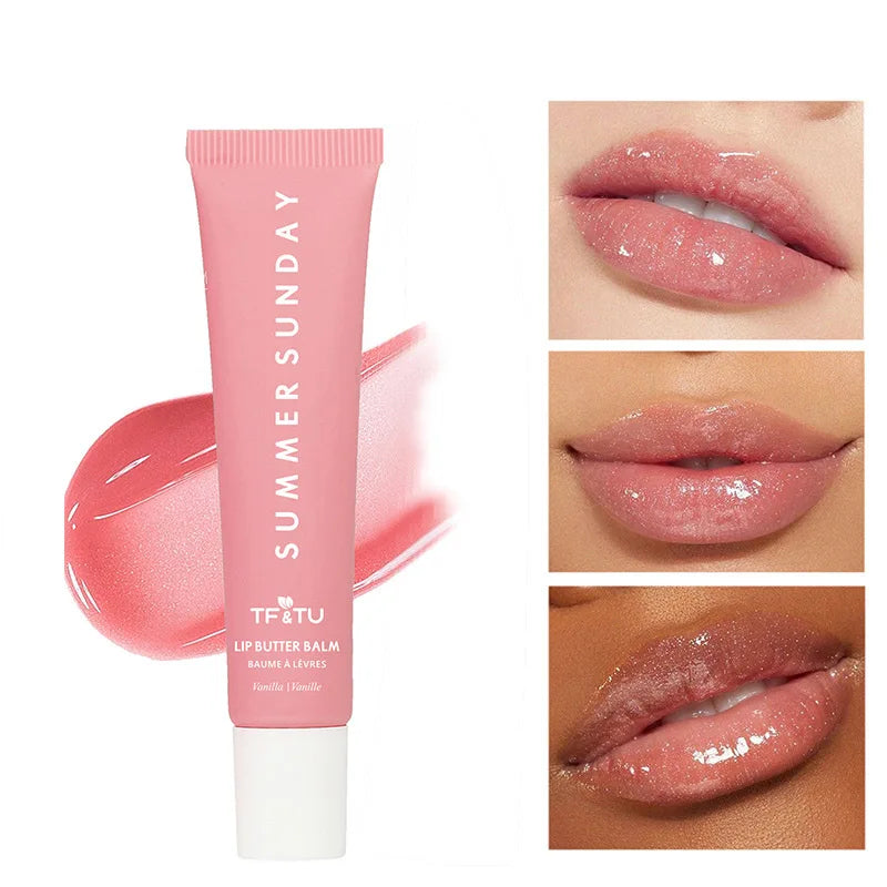 Summer Lip Moisturizing Lip Balm Care 15ml Lip Balm Smoothing Lip Lines Lasting Nourishment For Women Daily Care Makeup Li...