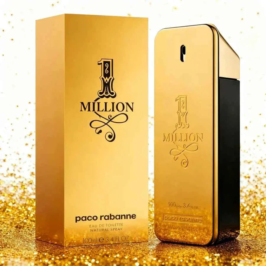 1 Million By Paco Rabanne For Men's Eau De Toilette TESTER 3.4 fl oz 100 ml Long lasting fragrance, Christmas gift - 