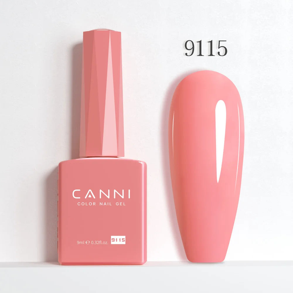 #8013 CANNI Nail Gel Polish Hema Free Super Glossy Glitter Cat Eye Gel Diamond Top Coat Semi Permanent Soak Off UV LED Varnish Aurora Glow Avenue