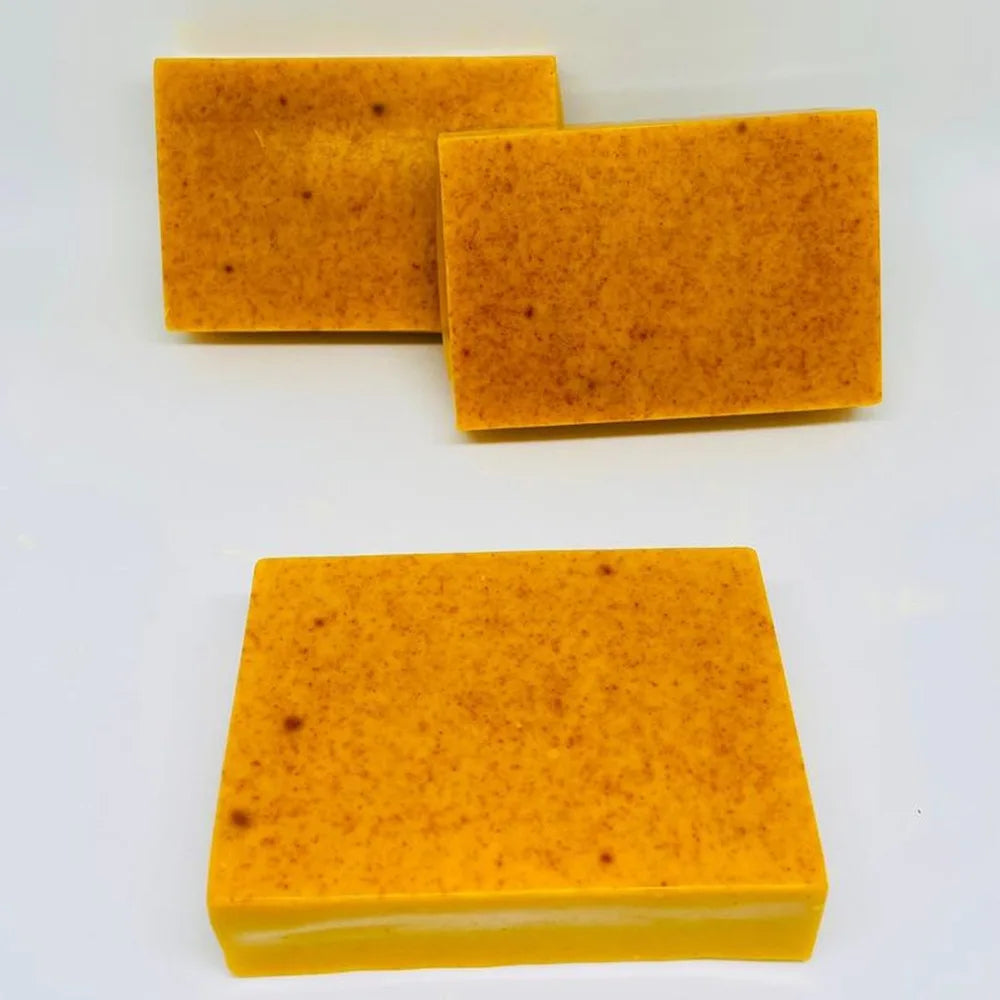 100g Turmeric Hand Made Soap, Lemon Kojic Acid Soap, Shower and Facial Soap Aurora Glow Avenue