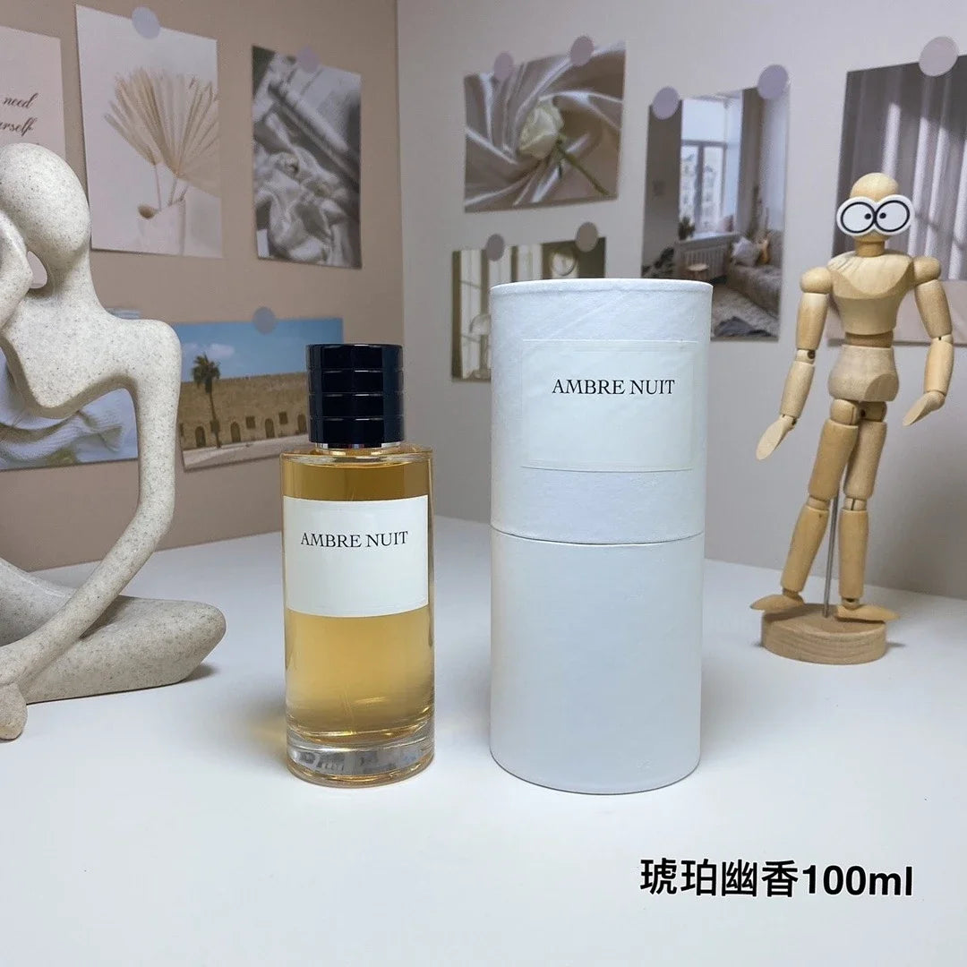 100/125ml Luxury Perfume with a fresh gentle woody scent elegant romantic body spray crowd-catching fragrance perfect for dates AMBRE NUIT-100ML