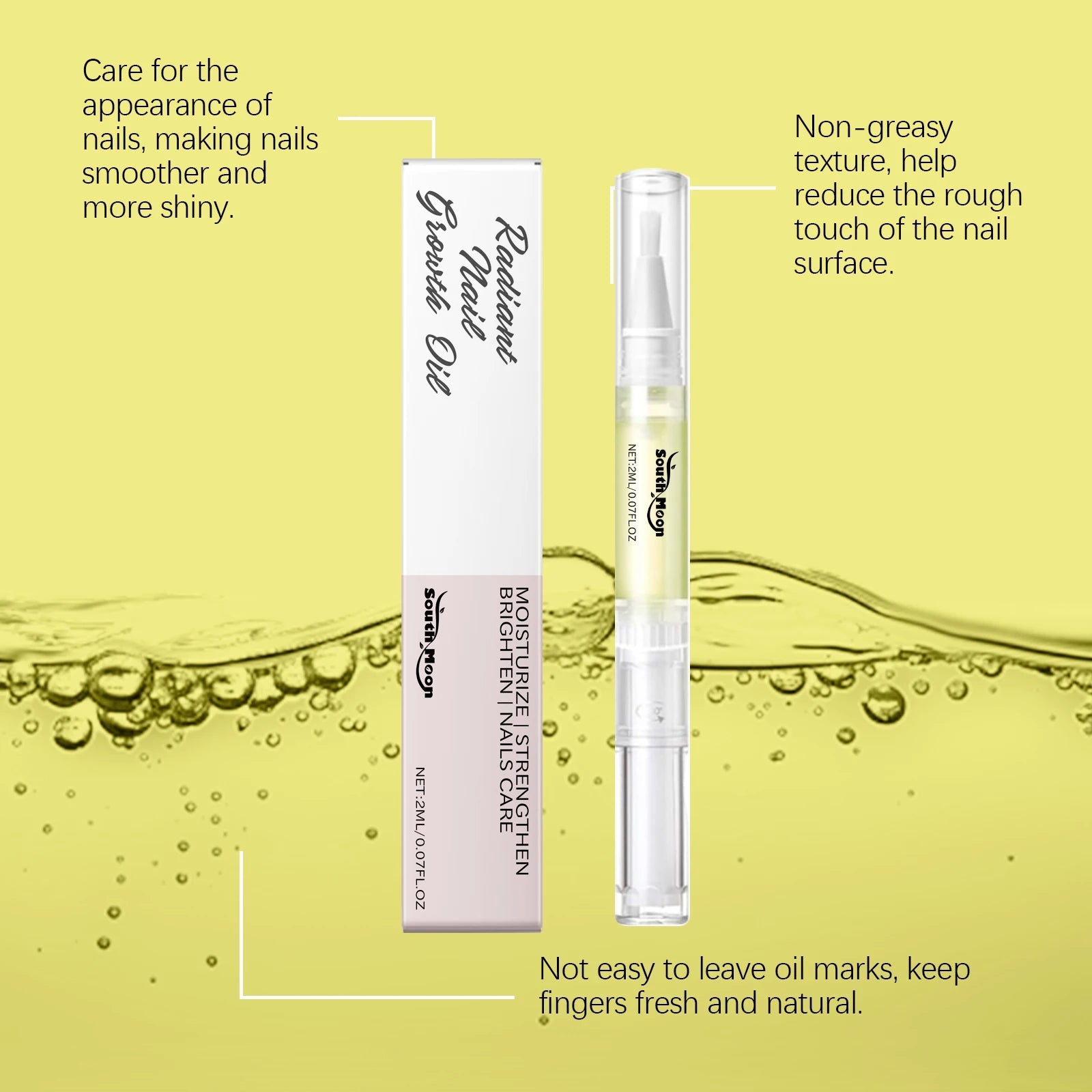 Nail Growth Oil Cuticle Revitalizer Strengthing Repair Damage Nails Prevent Agnail Deep Nourishing Nutrition Nail Soften O...