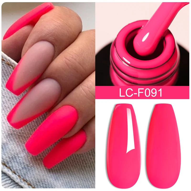LILYCUTE Ancora Red Color Gel Nail Polish 152 Colors Fall Winter Trendy Long-Lasting French Style For Manicure Nail Art UV...