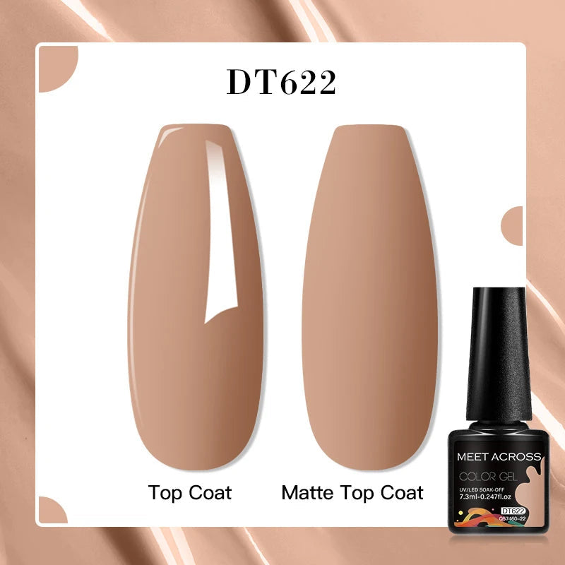 MEET ACROSS 7ml Porcelain White Cat Eye Gel Polish Holographic Glitter Magnetic Galactic Effect Gel Nail Polish Soak Off U...