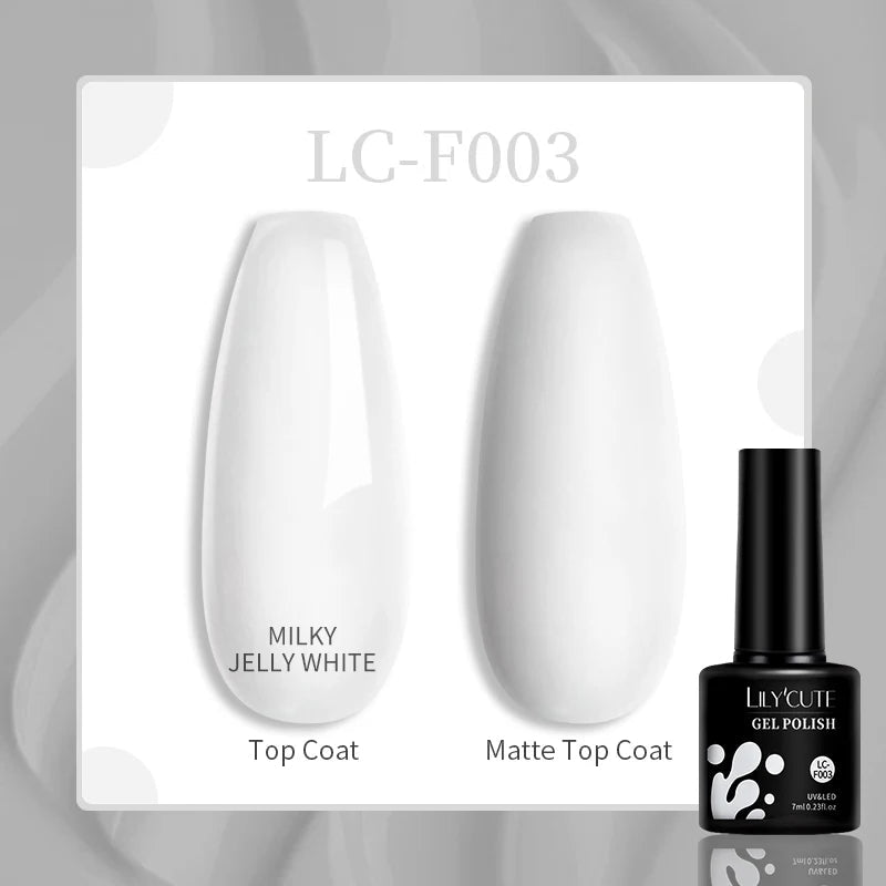 LILYCUTE 129 Colors 7ML Nail Gel Polish Nail Supplies Vernis Semi Permanent Nail Art Manicure Soak Off LED UV Gel Nail Var...