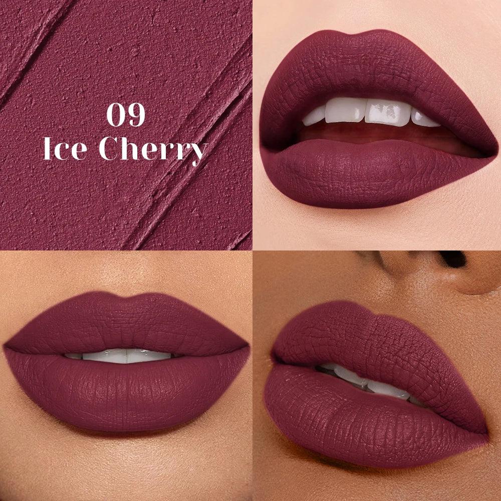 1 pc Stay flawless all day with a smudge-proof, water-resistant matte nude lipstick that won’t fade or transfer. 09 - 