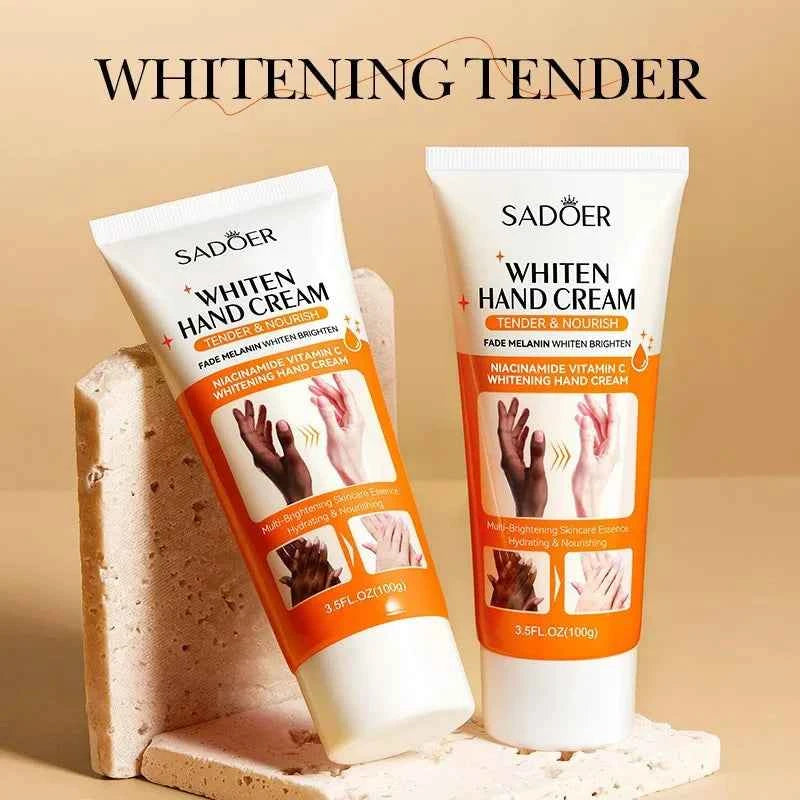 1/2/3pcs SADOER 100g Moisturizing Hand Cream Tender Nourish Non Greasy Brightening Hydrating Beauty Hands Travel Size Skin...