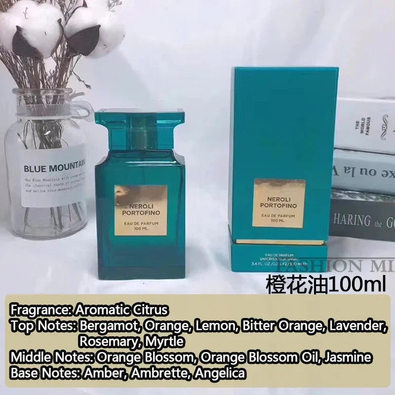 100ml High Quality Brand Perfume Men's Tobacco Rose Cherry Long Lasting Pheromone Floral Fragrance Perfume for Women Aurora Glow Avenue