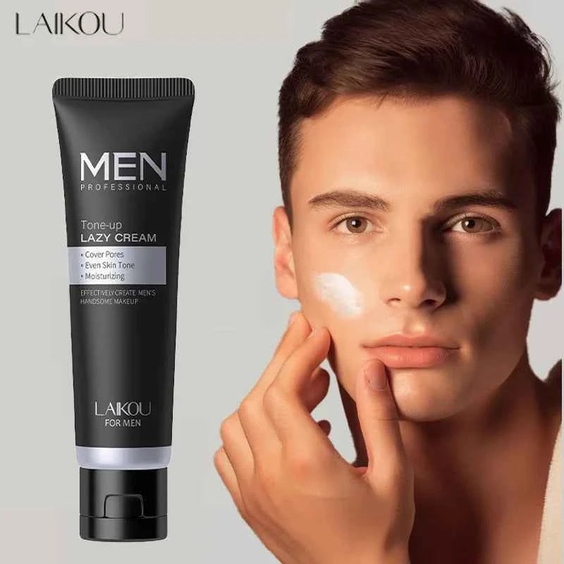 LAIKOU Men BB Cream Natural Whitening Revitalising Nourishing Brighten Cream Face Foundation Tone Up Cream Lazy Concealer ...