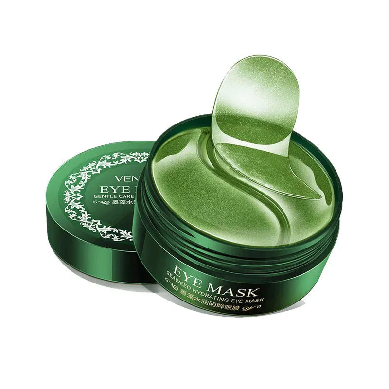 60pcs/box Seaweed Gold Collagen Eye Mask Anti Dark Circles Removal Eyes Bags Moisturizing Anti-aging Eye Patches Eyes Gel ...
