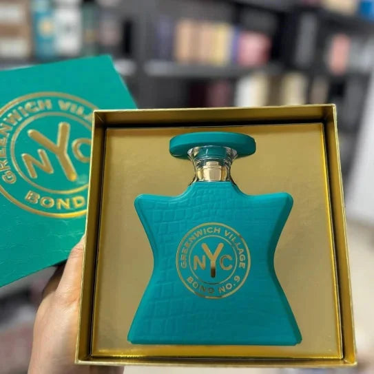 100ml Arabic Five-pointed Star Design Perfume High-end Luxury N BOND NO.9 Green Village Men Charm Cologne Fragrant Perfume Aurora Glow Avenue