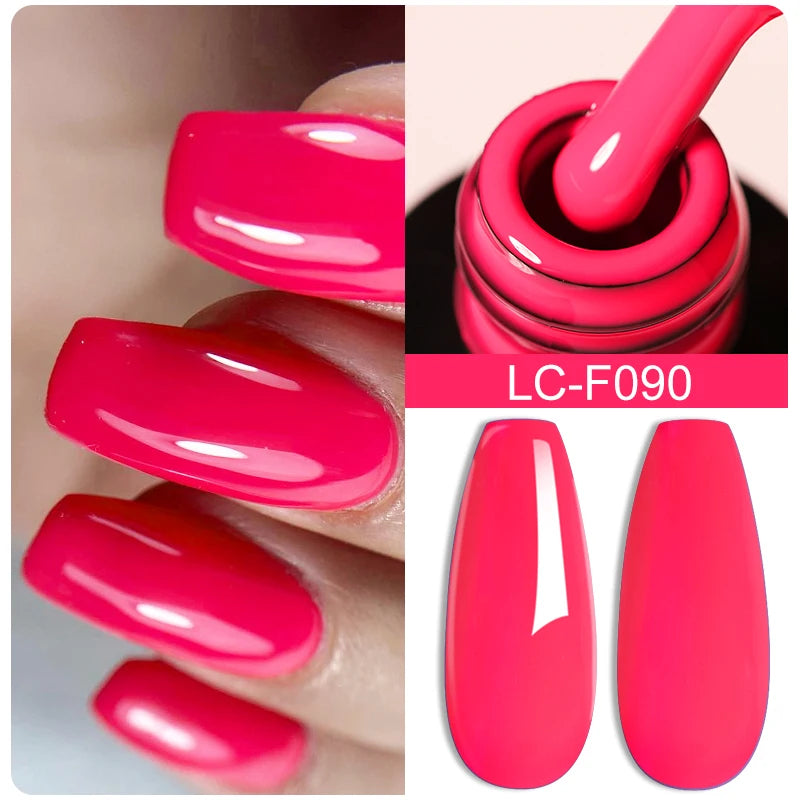 LILYCUTE Ancora Red Color Gel Nail Polish 152 Colors Fall Winter Trendy Long-Lasting French Style For Manicure Nail Art UV...