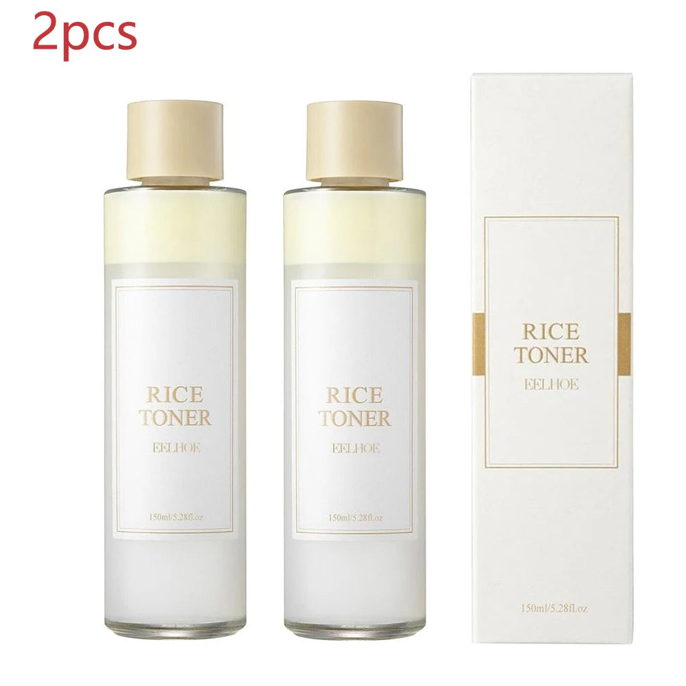 Rice Face Toner Moisturizing Water Brightening Lifting 150ml Deep Facial Cleanser For Young Glowy Korean Skin Care - 