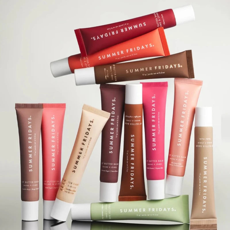 Summer Friday's Lip Balm Moisturizing Mirror Lip Gloss Lip Vanilla Pink Sugar Coffee Cake Smell Lipstick Transparent Oil M...