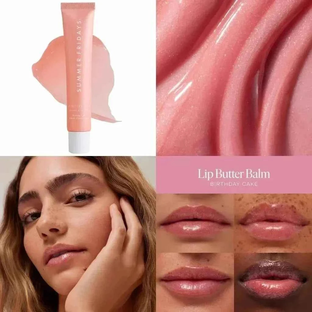 Summer Lip Balm Fridays Moisturizing Smooth Soft Gloss Lipstick Hydrating Birthday Cake Vanilla Beige Lips Care Makeup Cos...