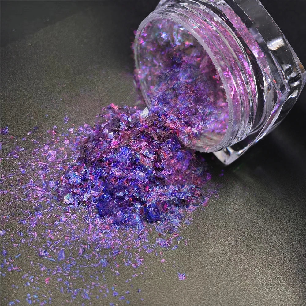 Holographic Mirror Mermaid Nail Glitter Powder - 19 Colors FT230-4 - 