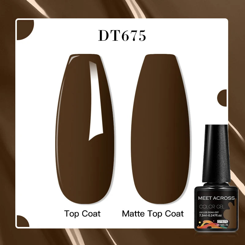 MEET ACROSS 7ml Porcelain White Cat Eye Gel Polish Holographic Glitter Magnetic Galactic Effect Gel Nail Polish Soak Off UV Gel Q57460-75