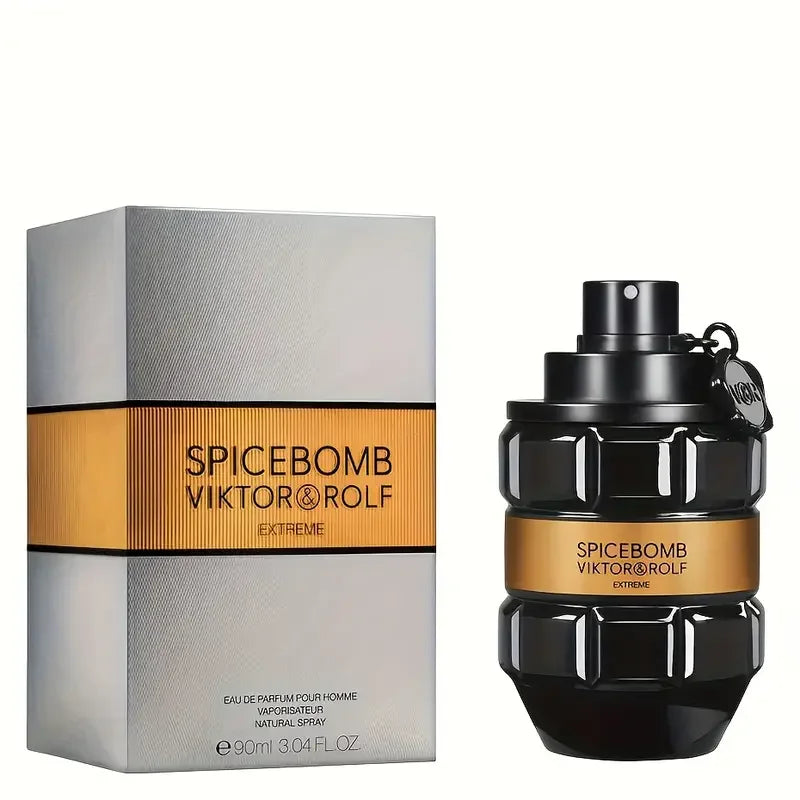 ViktorI Spice Bomb Eau de Parfum- For Men's Cologne Eau De Toilette 3.4 fl oz 100 ml Long lasting fragrance, Christmas gif...