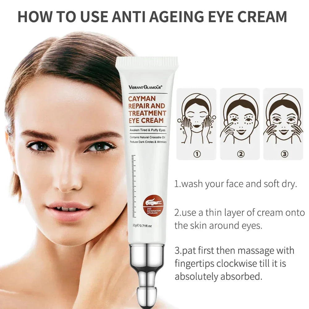Peptide Collagen Eye Cream Anti-Wrinkle Anti-Age Remove Dark Circles Eye Care Against Puffiness And Bags Hydrate Eye Care Cream Aurora Glow Avenue