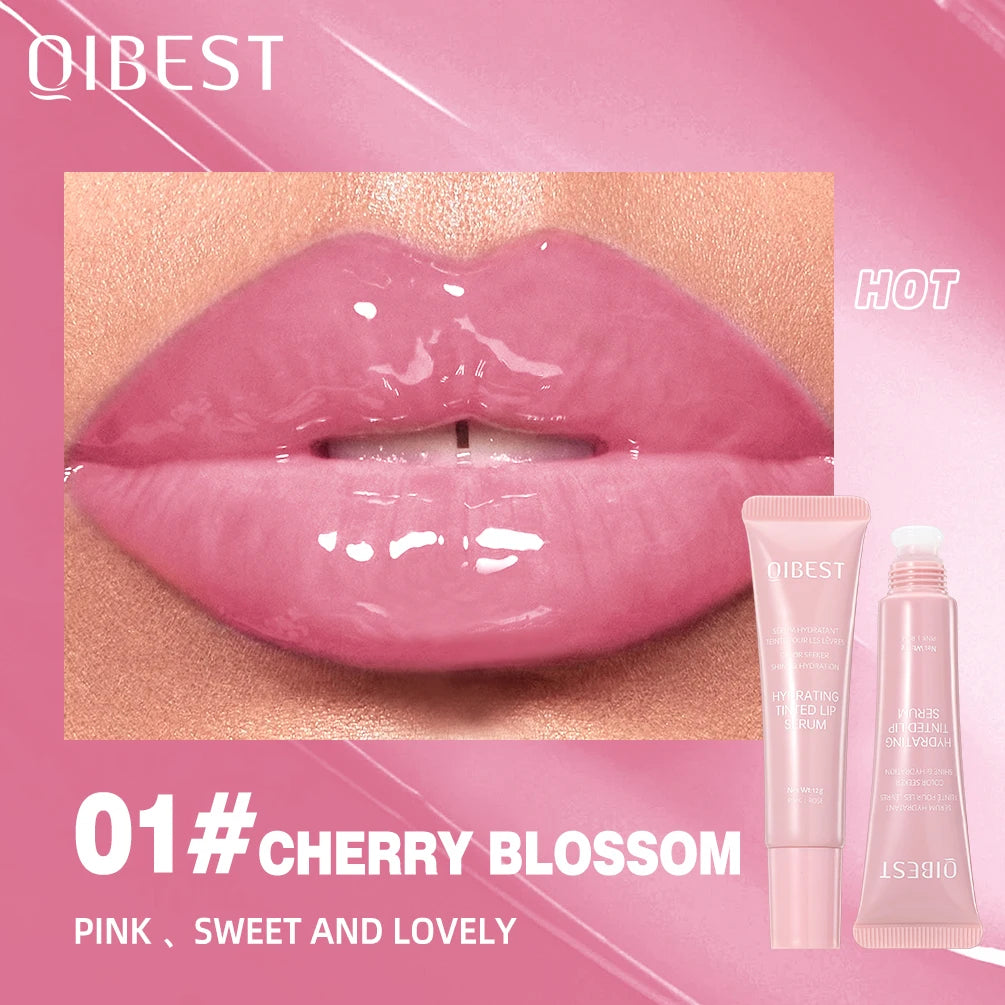 QIBEST Crystal Lip Balm Moisturizing Lip Gloss Oil Jelly Lipgloss Long Lasting Liquid Lipstick Hydrating Tinted Lip Serum ...
