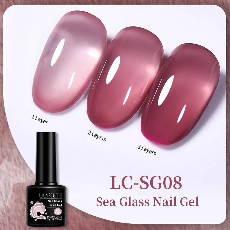 LILYCUTE 129 Colors 7ML Nail Gel Polish Nail Supplies Vernis Semi Permanent Nail Art Manicure Soak Off LED UV Gel Nail Var...