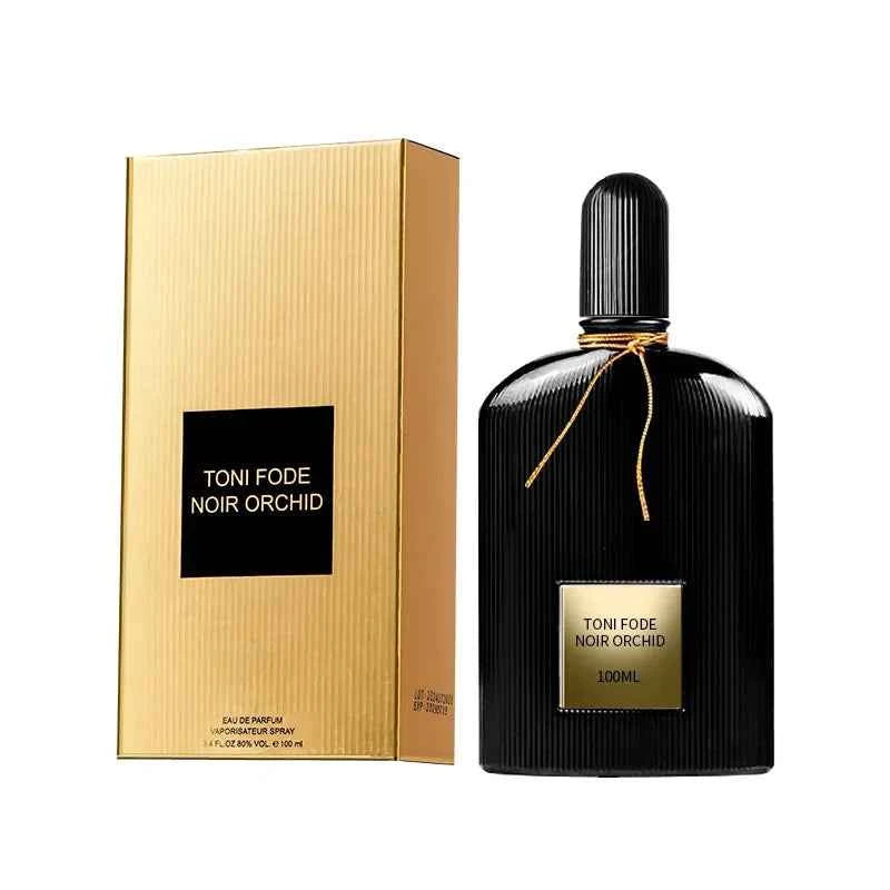 100ml Brand Enchanting Men Women's Perfume Eau de Parfume Long-Lasting Delightfully Fresh Natural Scent Spray Natural Perfume Black 100ML