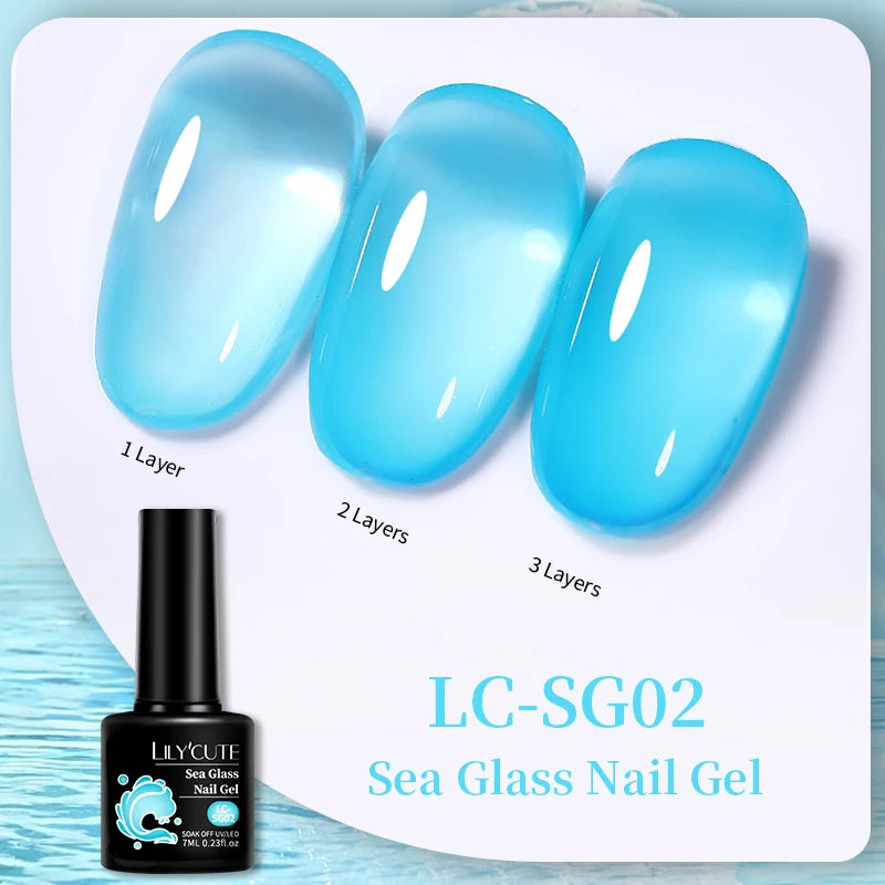 LILYCUTE 129 Colors 7ML Nail Gel Polish Nail Supplies Vernis Semi Permanent Nail Art Manicure Soak Off LED UV Gel Nail Var...