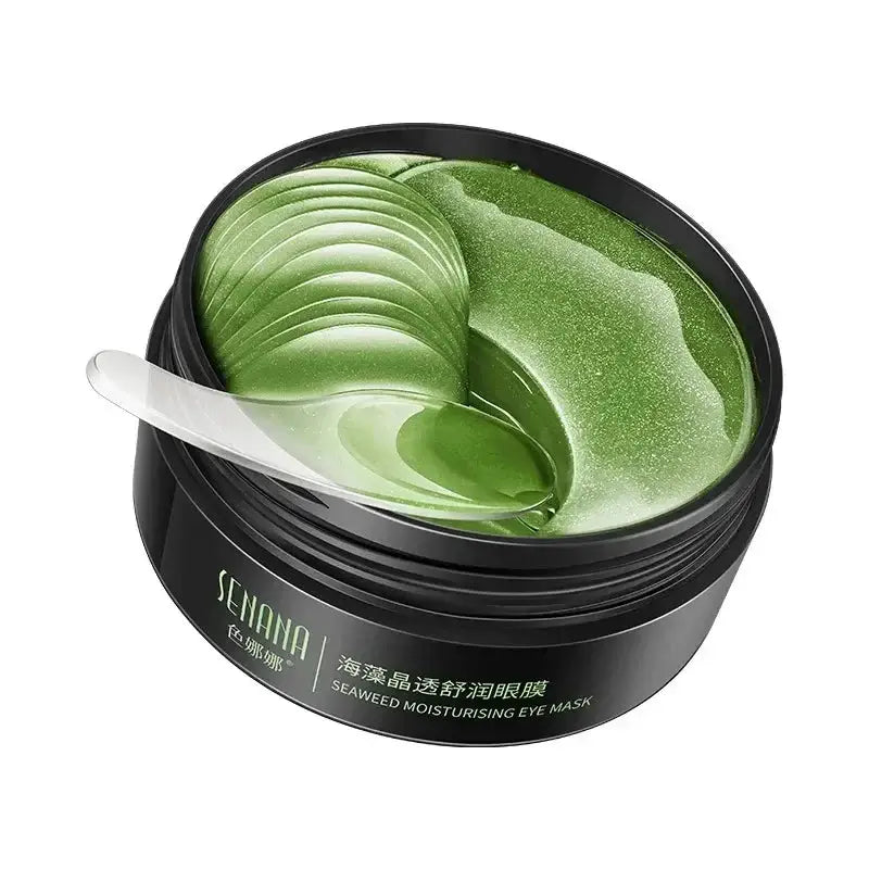 Gold and Seaweed Eye Mask Provides Long-lasting Hydration Locks in Moisture Nourishes and Softens The Skin Eliminating Puf...