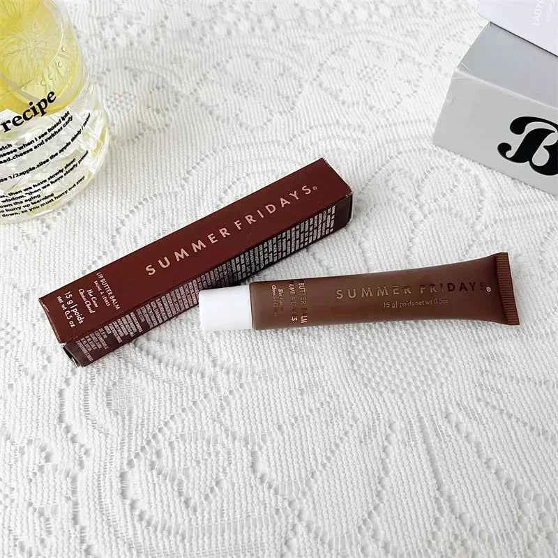 Summer Fridays Lip Oil Moisturizing Lip Gloss Sweet Mint Vanilla Sugar Coffee Cake Cocoa Lipstick Transparent Makeup Suit ...