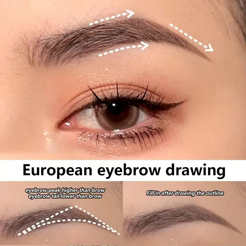 0.008mm Ultra Fine Eyebrow Pen Long Last Smudge Proof Waterproof Sweat-Proof High Pigmented Easy Applying Liquid Eyeliner Pencil Aurora Glow Avenue