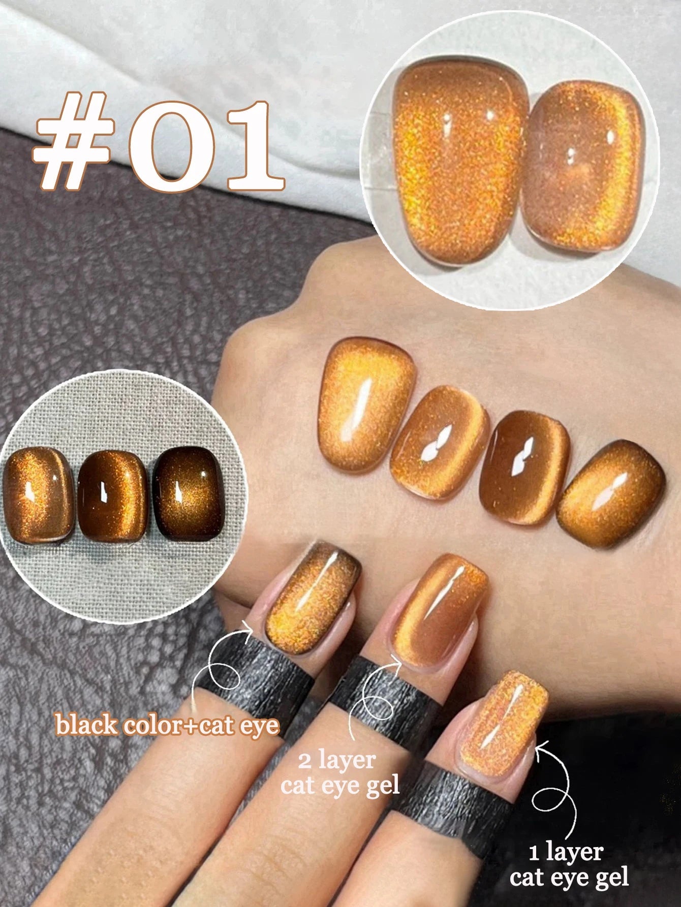 1-24pcs WS White Silver Cat Eye Magnetic Gel Nail Polish Ultra Shine Soak Off UV Gel Mirror Glass Cat Magnet Gel Varnish X...