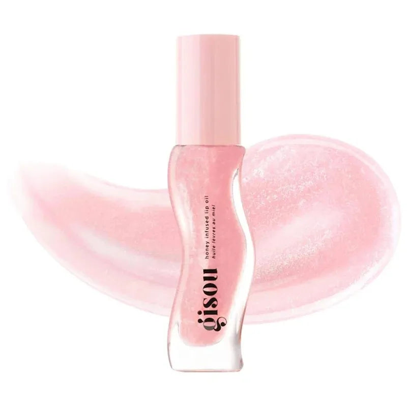 Gisou Lip Oil Hydrating Transparent Lip Gloss Plumping Moisturizing Without Drying Out Exfoliating Serum Lip Care Cosmetic