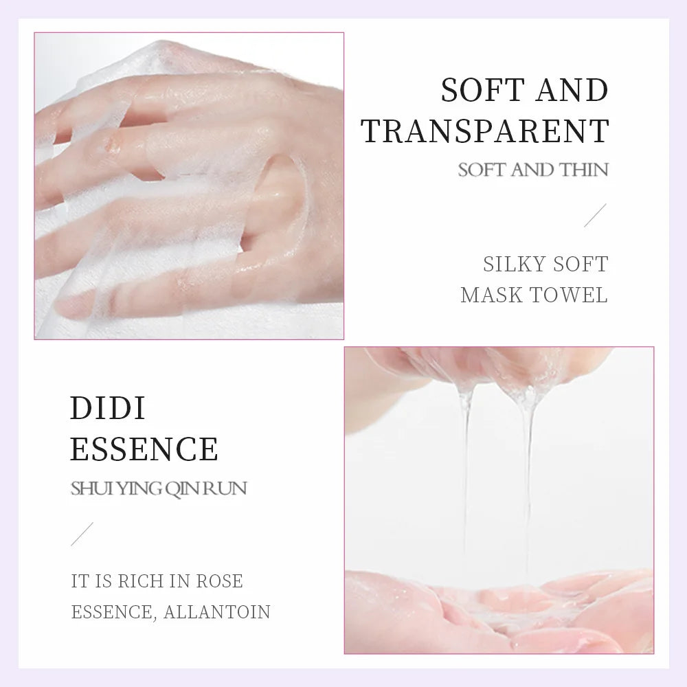 8pcs Natural Plant Face Mask Beauty Skincare Facial Masks Moisturizing Firming Hydrating Facial Mask Face Care Korean Cosmetics Aurora Glow Avenue