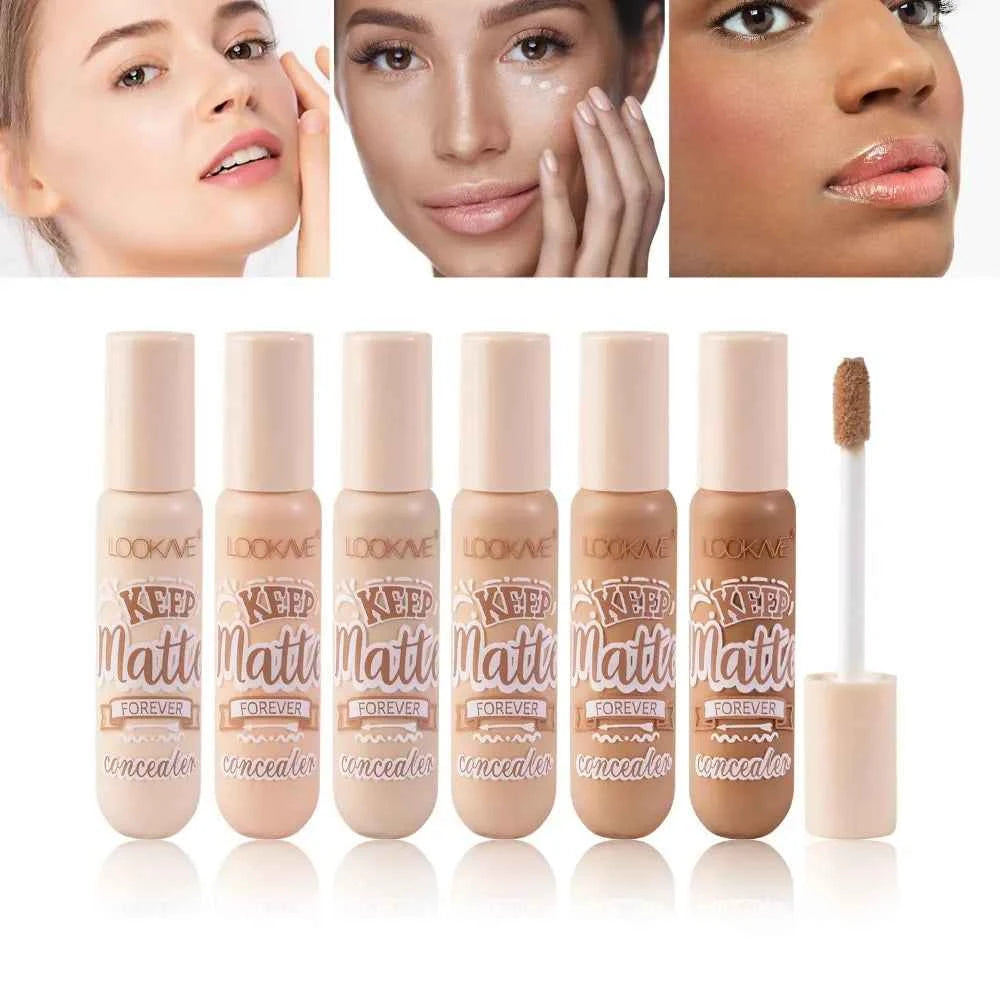 Liquid Concealer Stick Foundation Cream 6 Color Moisturizing Full Coverage Acne Dark Circle Natural Matte Concealer Cream ...