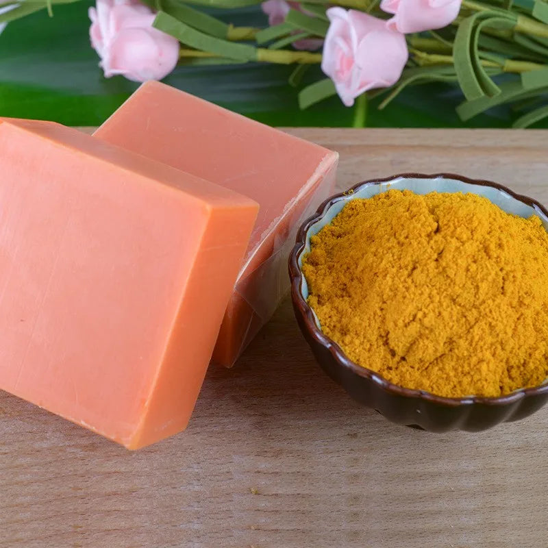 100g pure natural turmeric soap, essential oil soap, handmade soap for cleansing, bathing, deep cleansing, skincare, moisturizin Aurora Glow Avenue