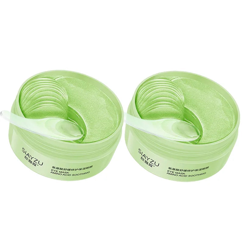 60pcs Hyaluronic Acid Crystal Collagen Eye Mask Anti Dark Circles Remove Eye Bags Moisturizing Firming Eye Patches Skin Care Aurora Glow Avenue