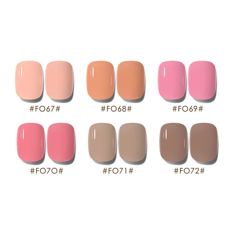 Gairriy 15ml Gel Nail Polish 6 Colors/Set Glitter Soak Off UV LED Semi-Permanent Varnish Art Salon 120 Colours Nail Access...