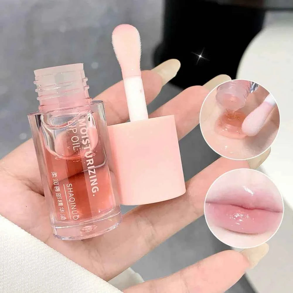 Water Light Lip Gloss Moisturizer Transparent Jelly Mirror Fruit Crystal Lip Oil Clear Hydrating Plumping Korean Lip Care ...