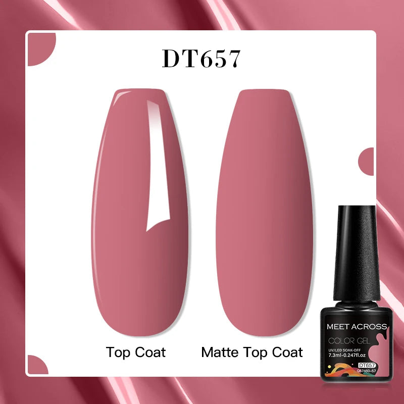 MEET ACROSS 7ml Porcelain White Cat Eye Gel Polish Holographic Glitter Magnetic Galactic Effect Gel Nail Polish Soak Off U...