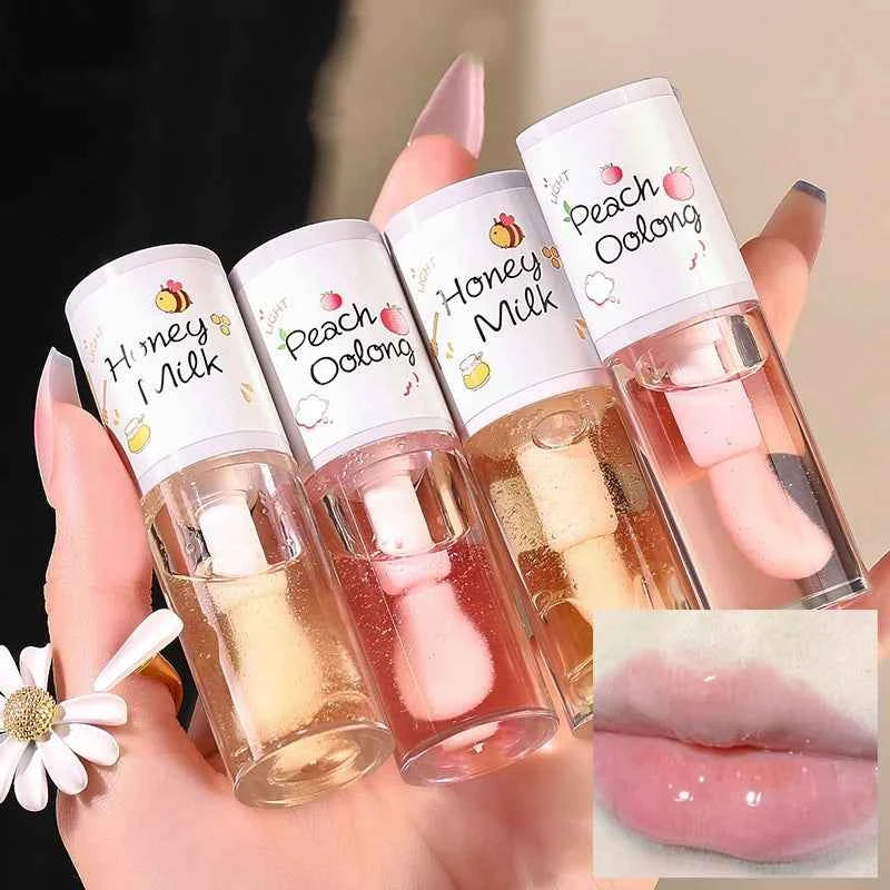 Make Up Korean Beauty Cosmetics Lip Ink Gloss Labial Lips Moisturizer Jelly Lipstick Bright Oil Moisturizing Balm Big Lip ...