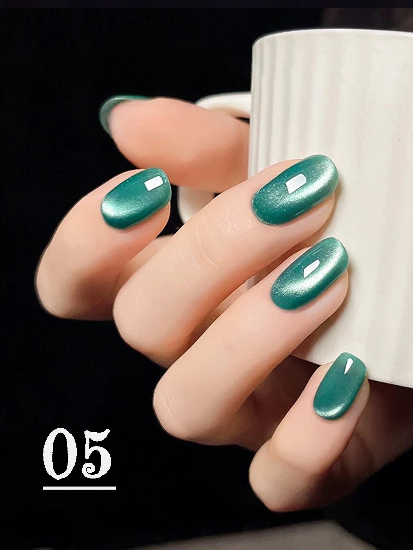 1-24pcs WS White Silver Cat Eye Magnetic Gel Nail Polish Ultra Shine Soak Off UV Gel Mirror Glass Cat Magnet Gel Varnish Xmas guchengxinyu05